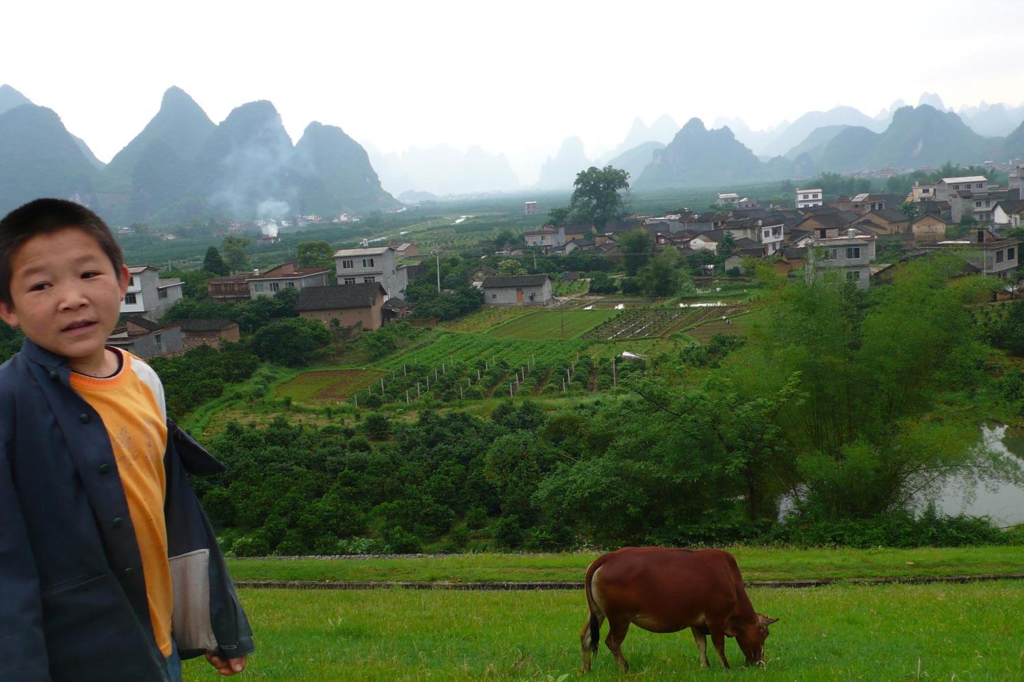 Yangshuo Xingping This Old Place Li-River Inn Bagian luar foto